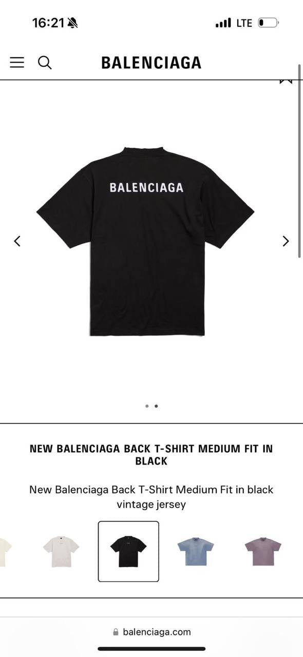 Balenciaga T-Shirt 5 colors