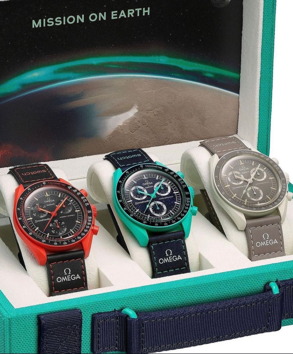 Omega Swatch Watch 3 colors