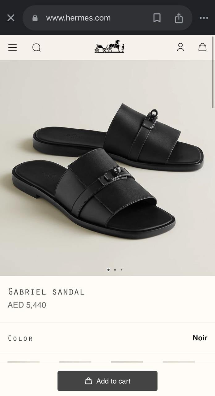 Hermes Slippers