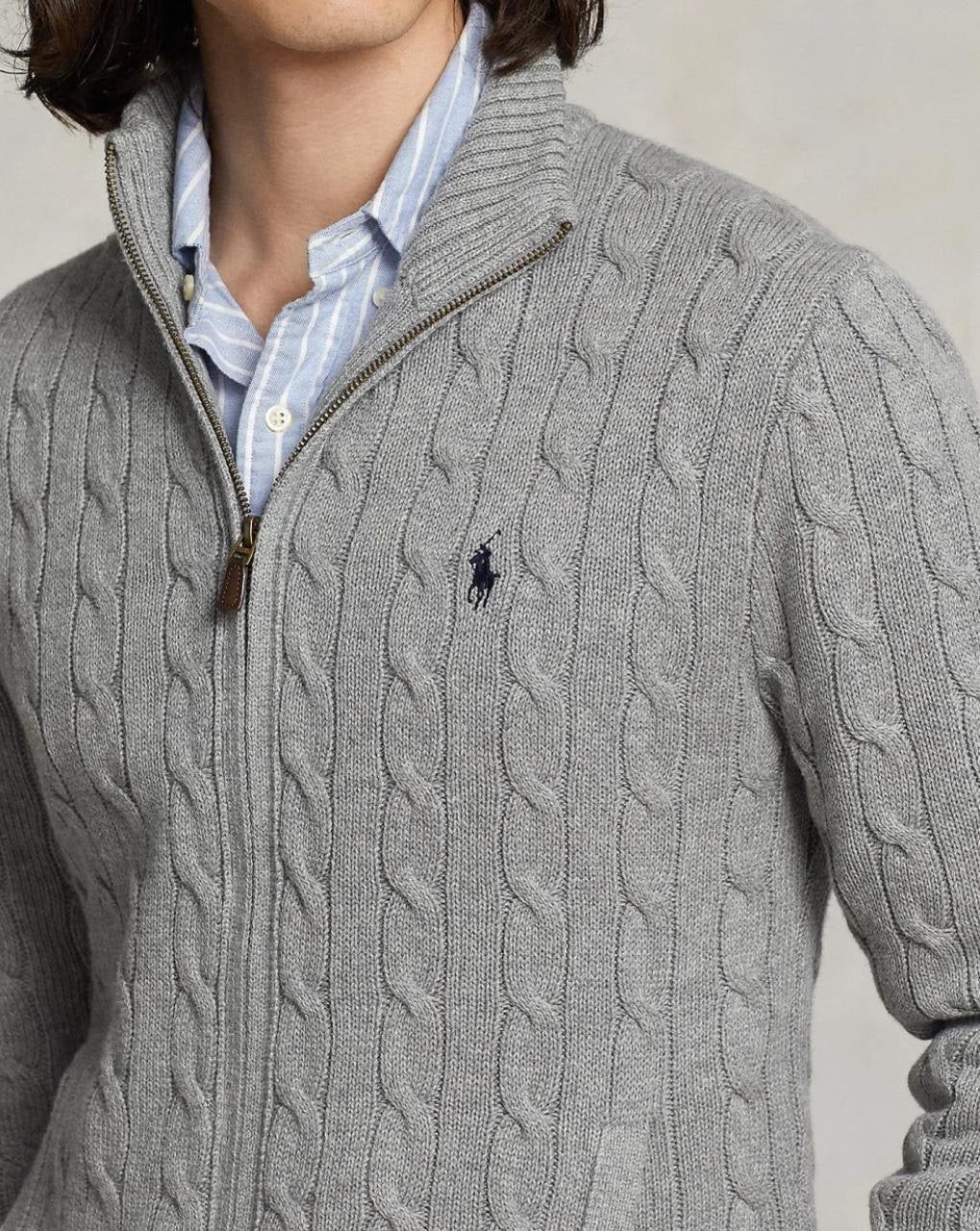Polo Full Zipper Sweaters