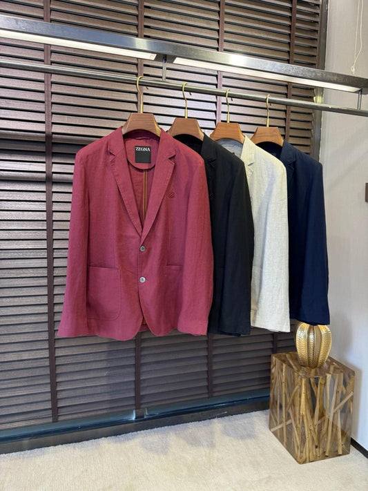 Zegna Linen Blazer 4 colors