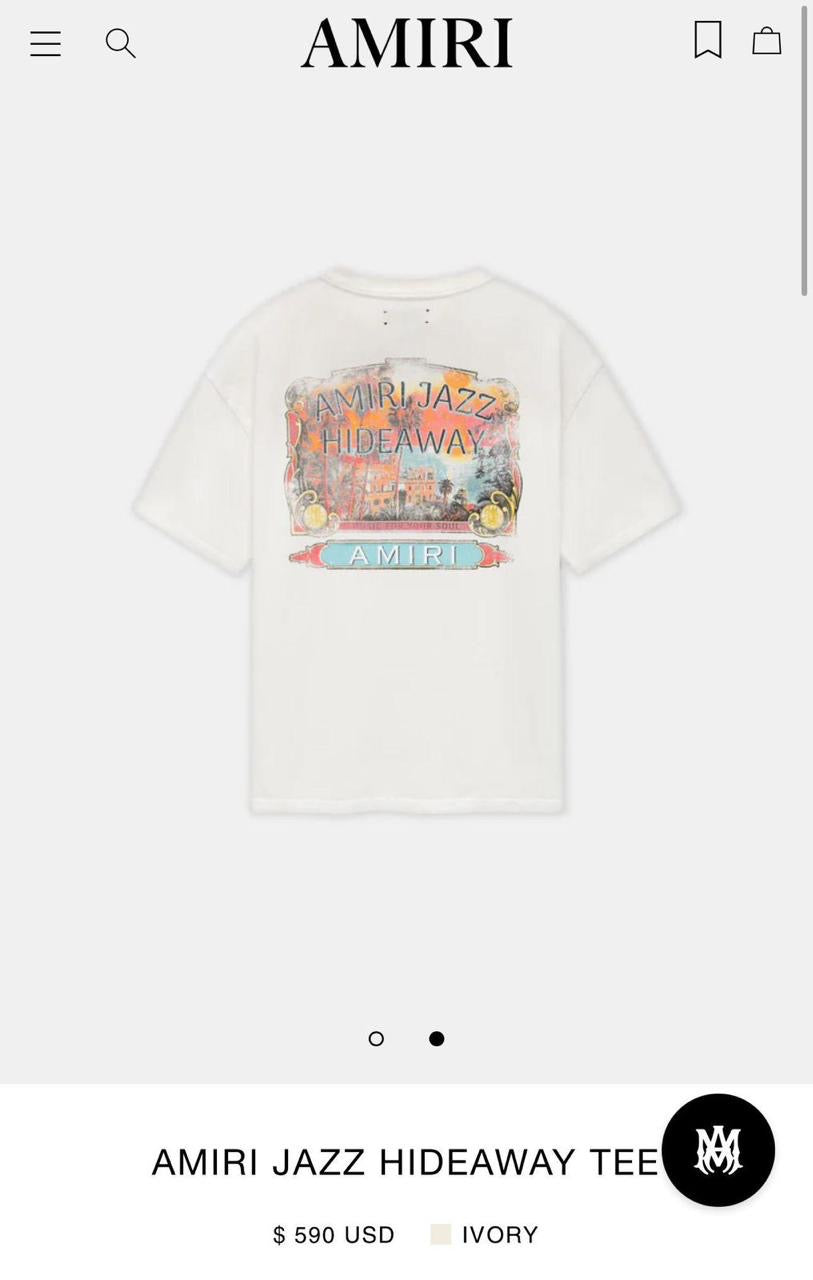 Amiri T-Shirt 2 colors