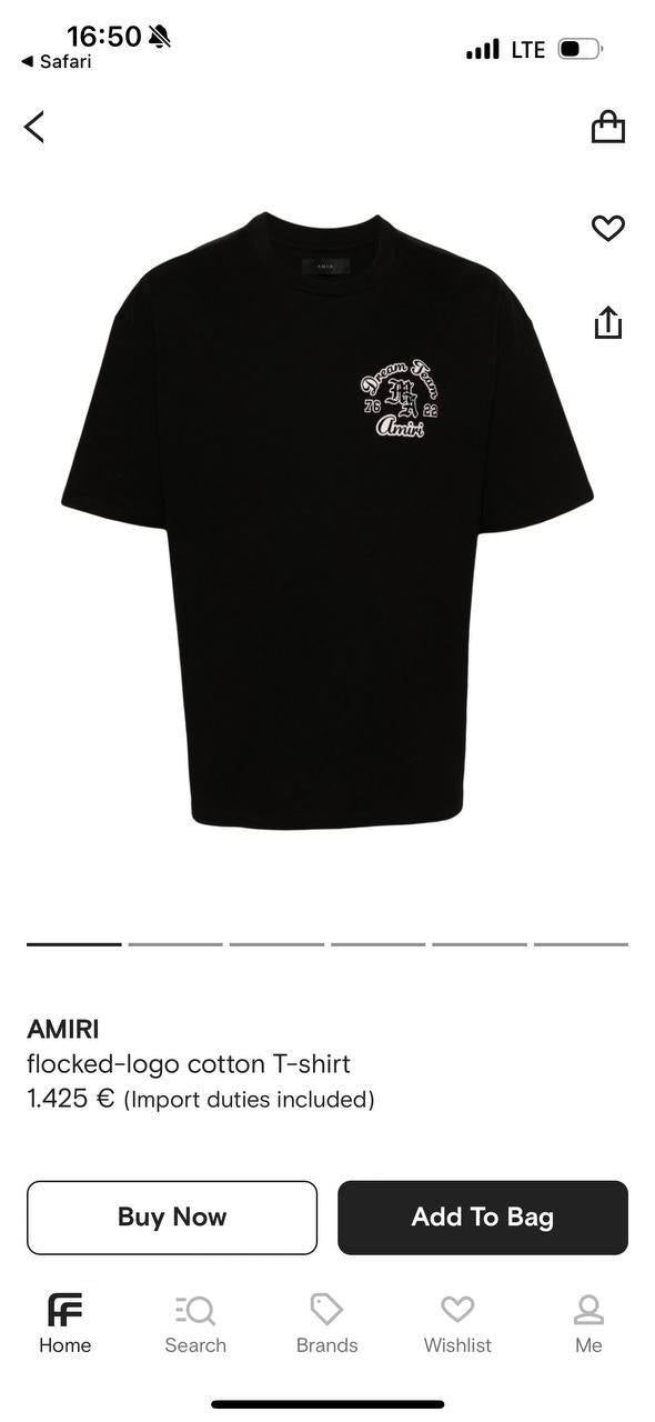 Amiri T-Shirt 3 colors