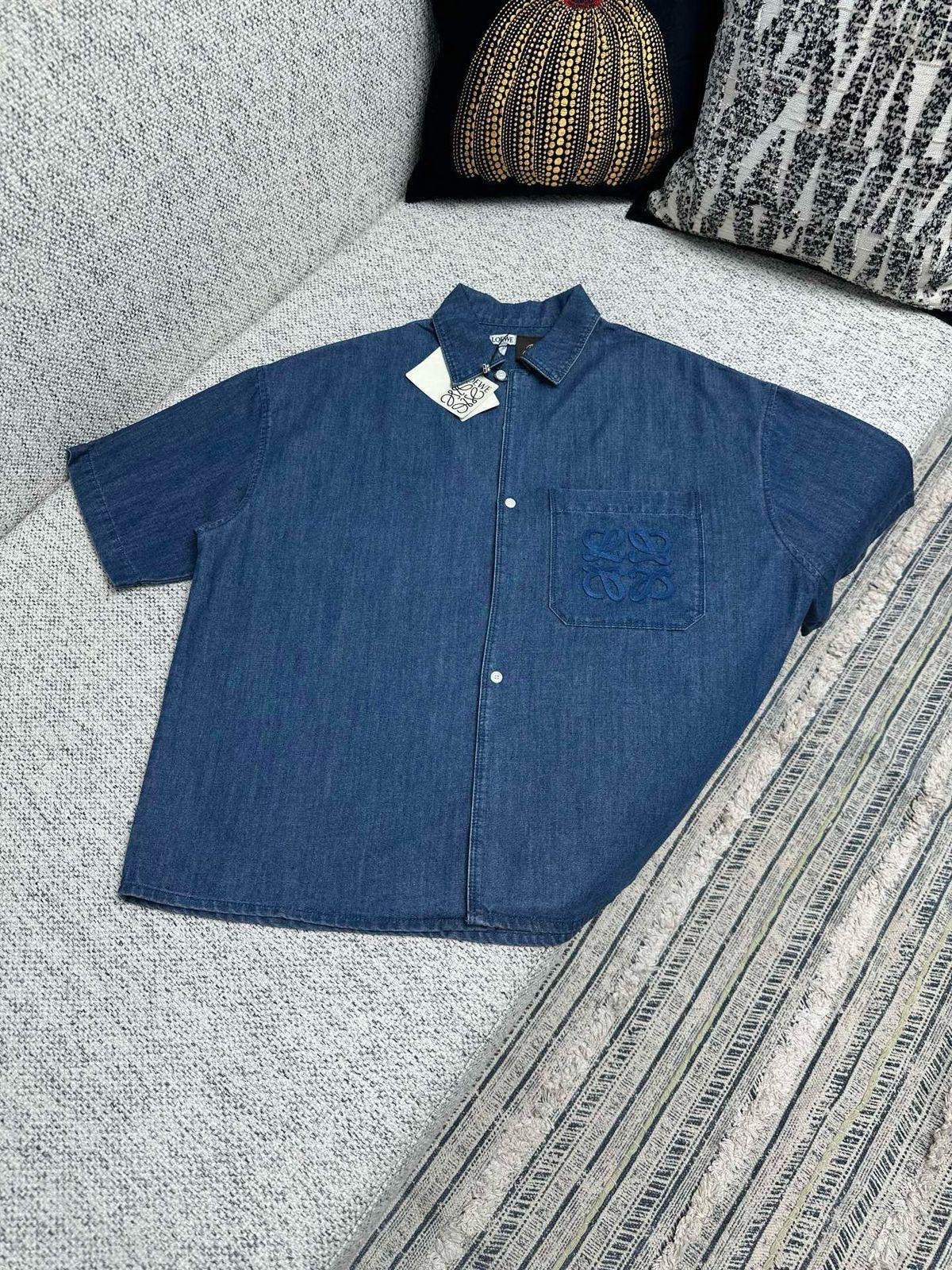 Loewe Short Sleeve Denim Shirt