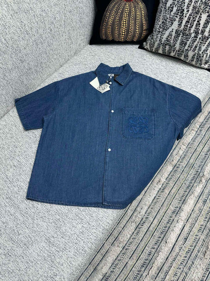 Loewe Short Sleeve Denim Shirt