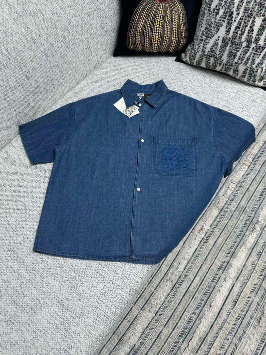 Loewe Short Sleeve Denim Shirt