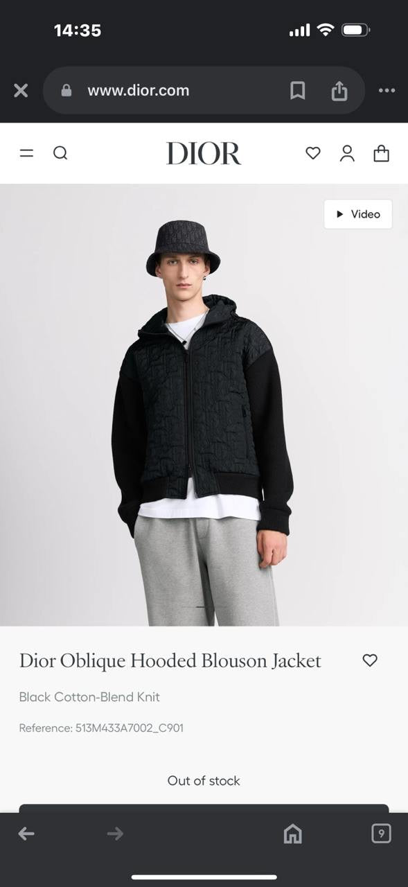 Dior Hoodie Jacket