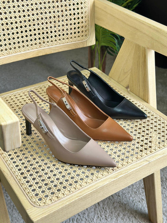 Hermes Lover 80 Pump Heels