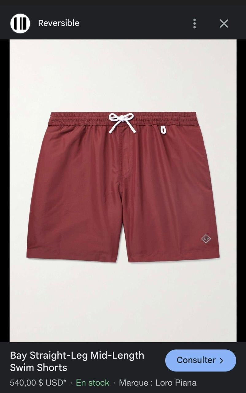 Loro Piana Swimming Short 3 colors