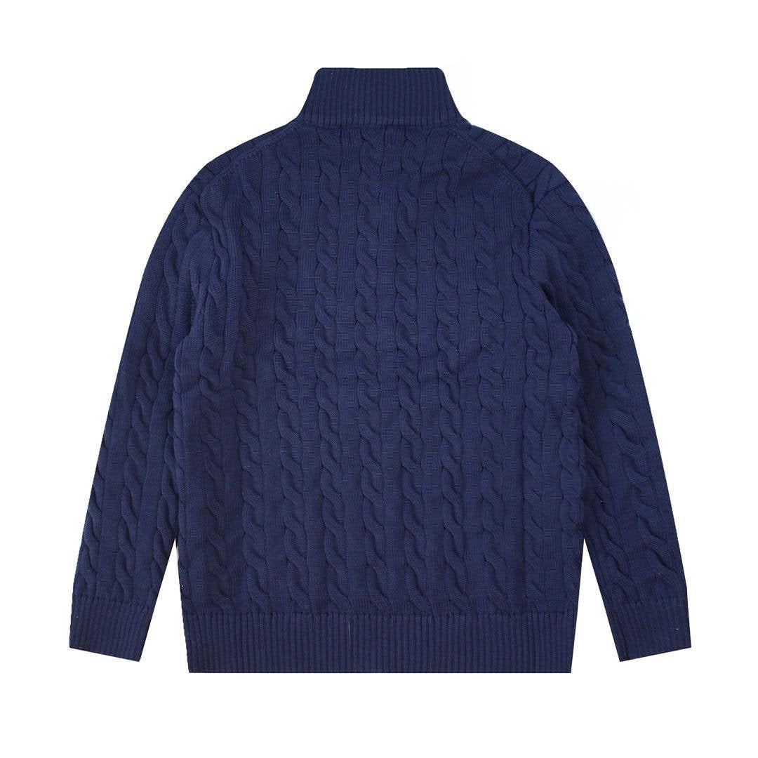 Polo Half Zipper Sweaters