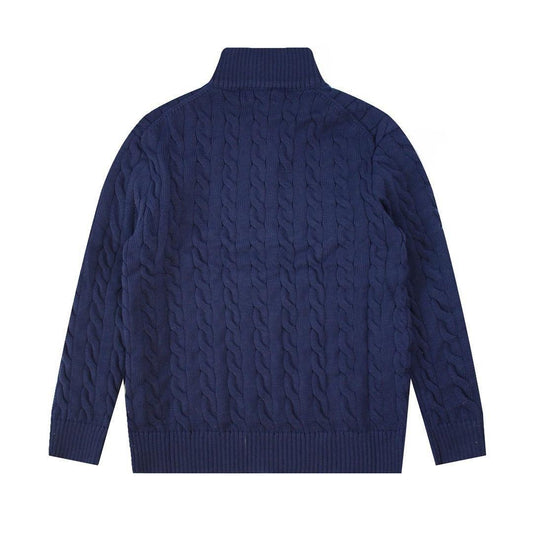 Polo Half Zipper Sweaters