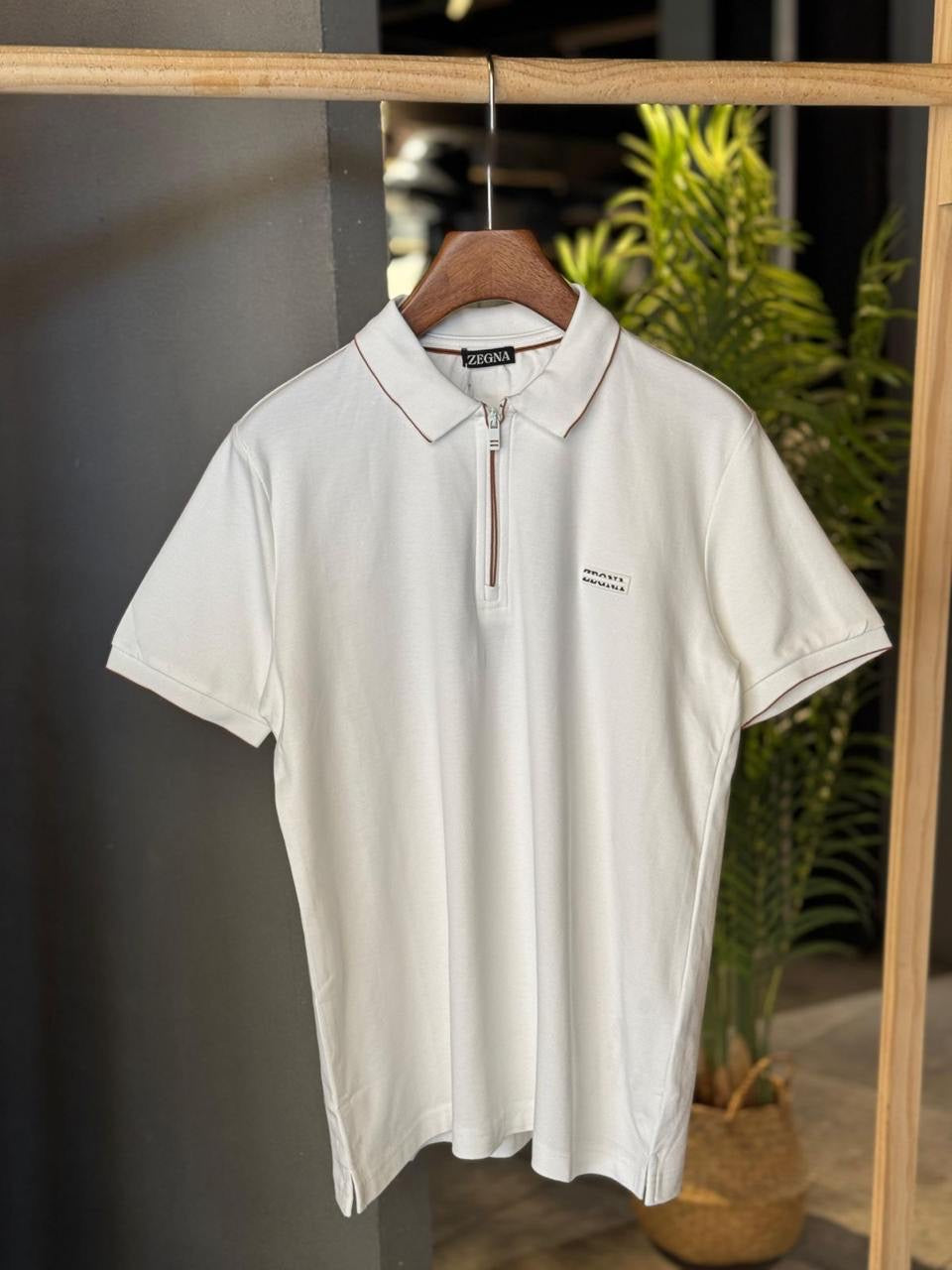 Zegna Polo Zipped Shirt 4 colors