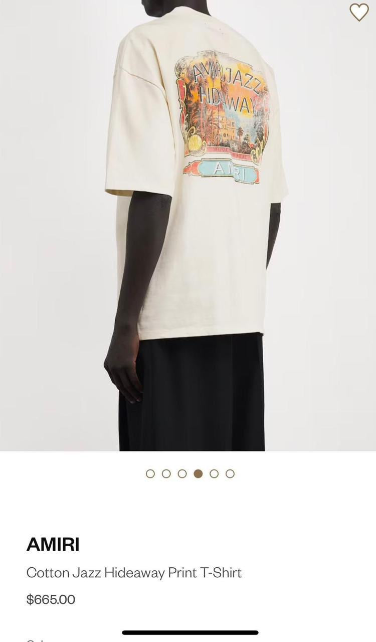 Amiri Jazz Hideway T-Shirt 2 colors