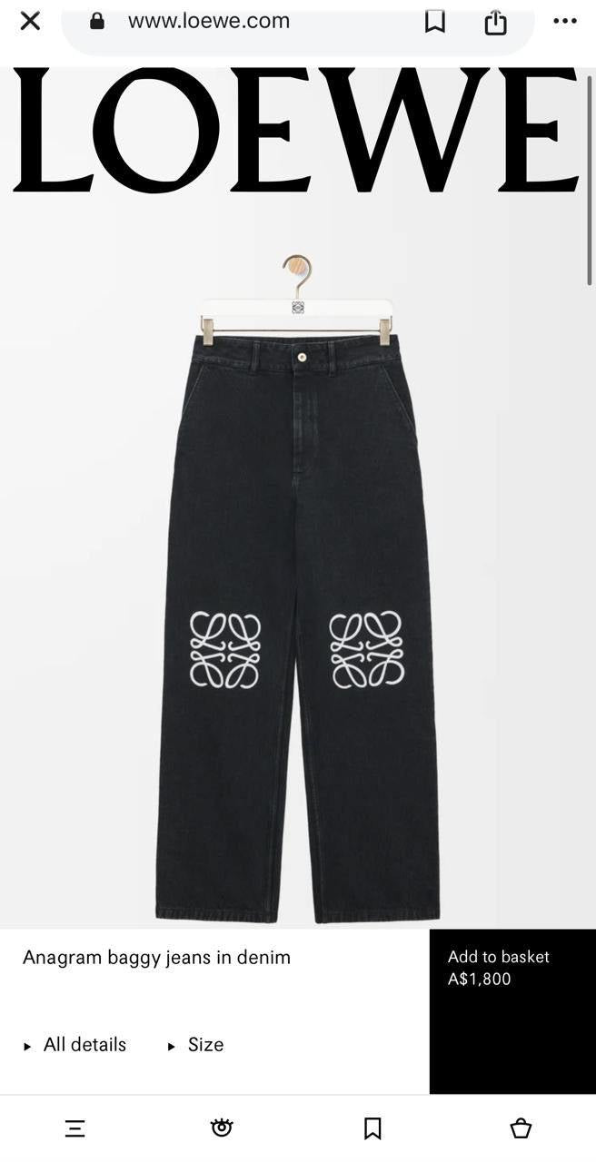 Loewe Jeans Pants