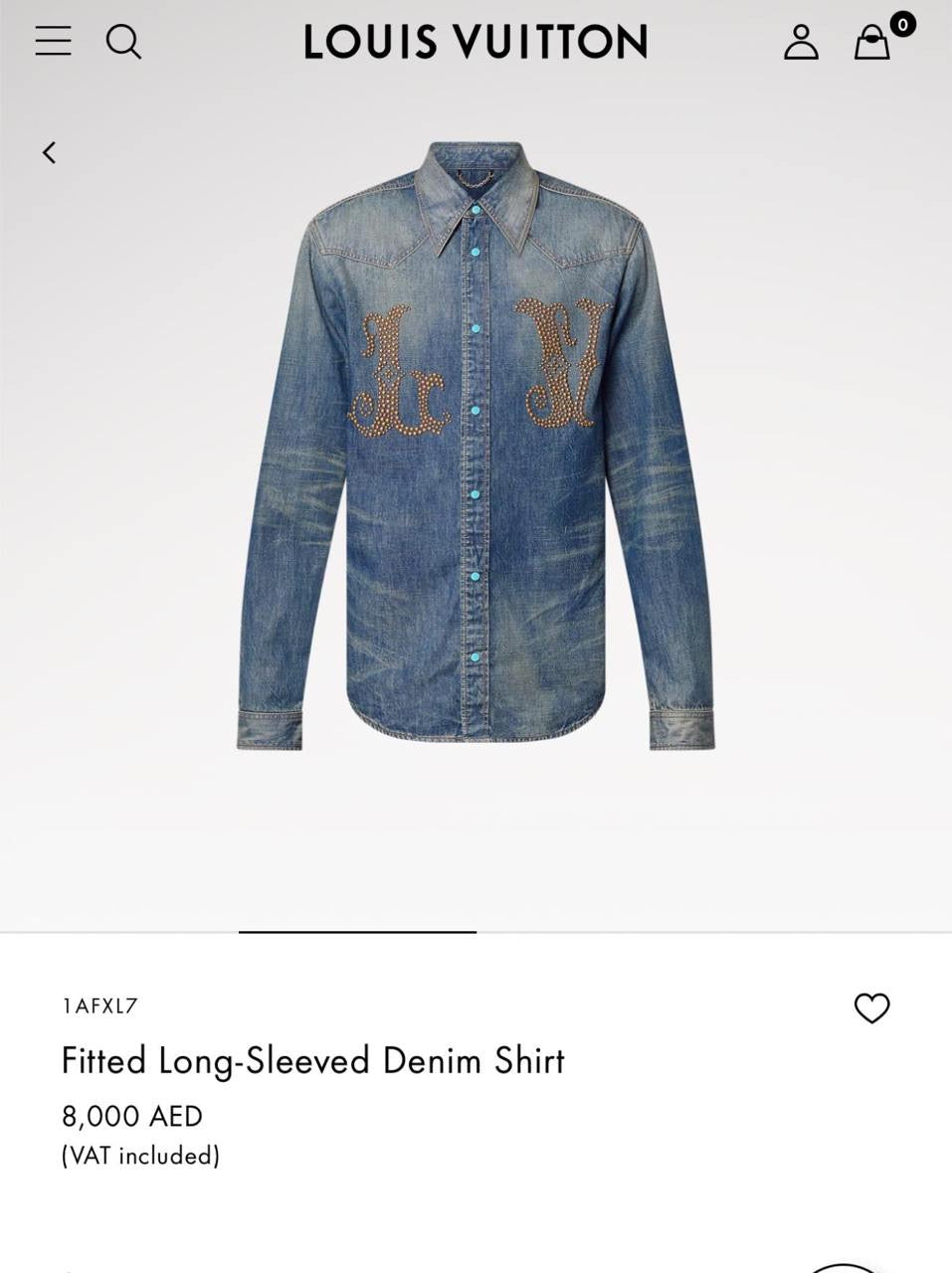 Louis Vuitton Jeans Shirt