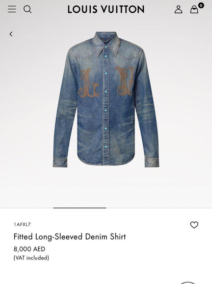 Louis Vuitton Jeans Shirt