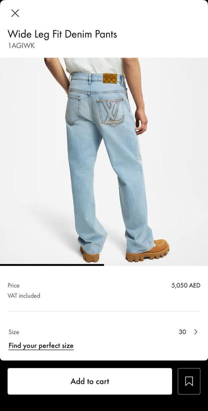 Louis Vuitton Jeans Pants