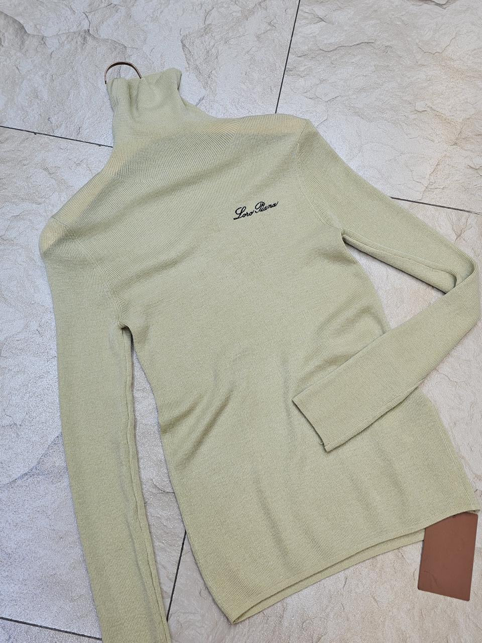 Loro Piana High Neck Ling Sleeve Sweaters 2 colors