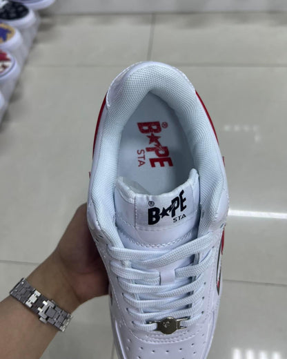 Air Force X Bapesta white Shark