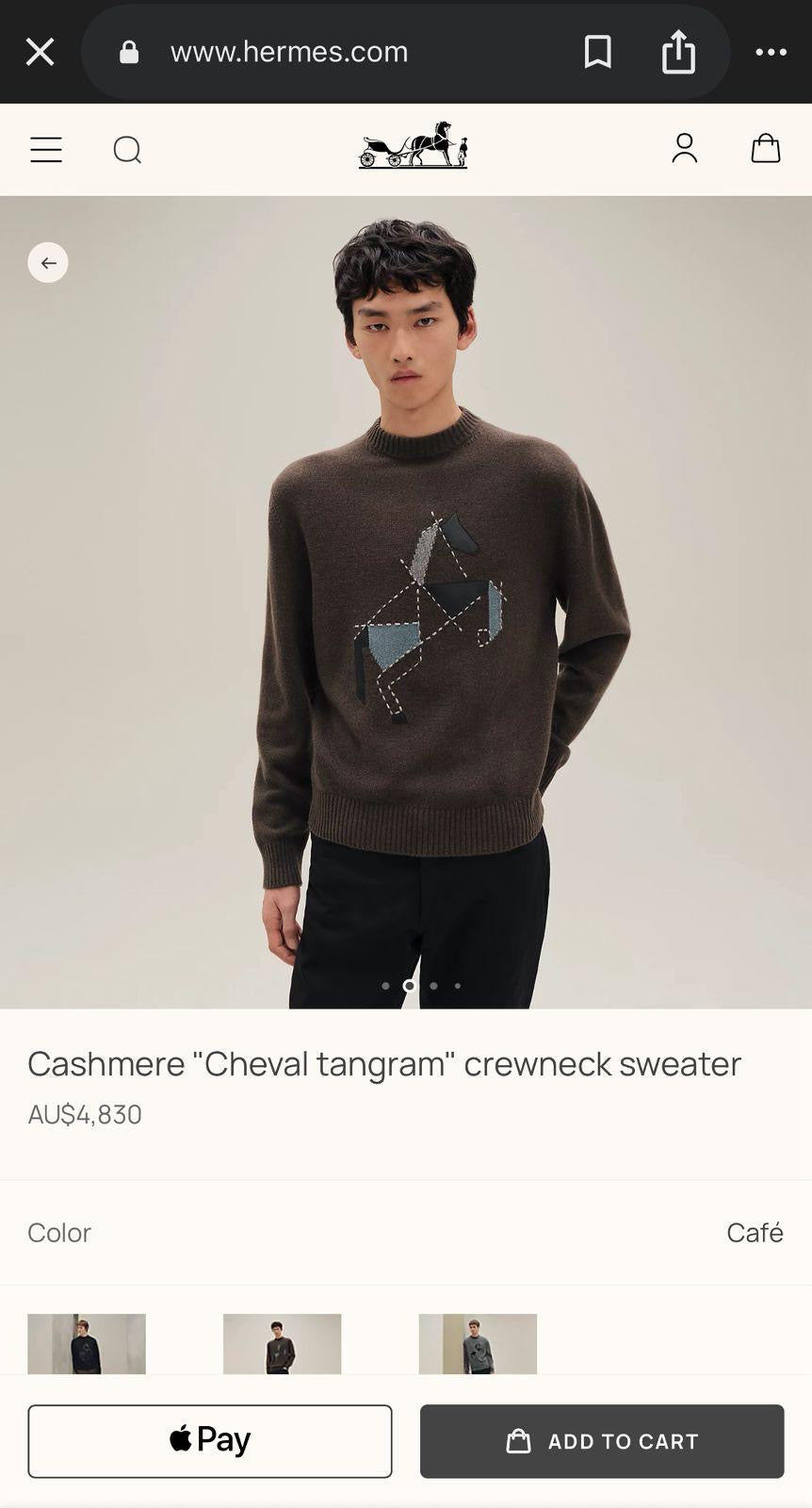 Hermes Sweater