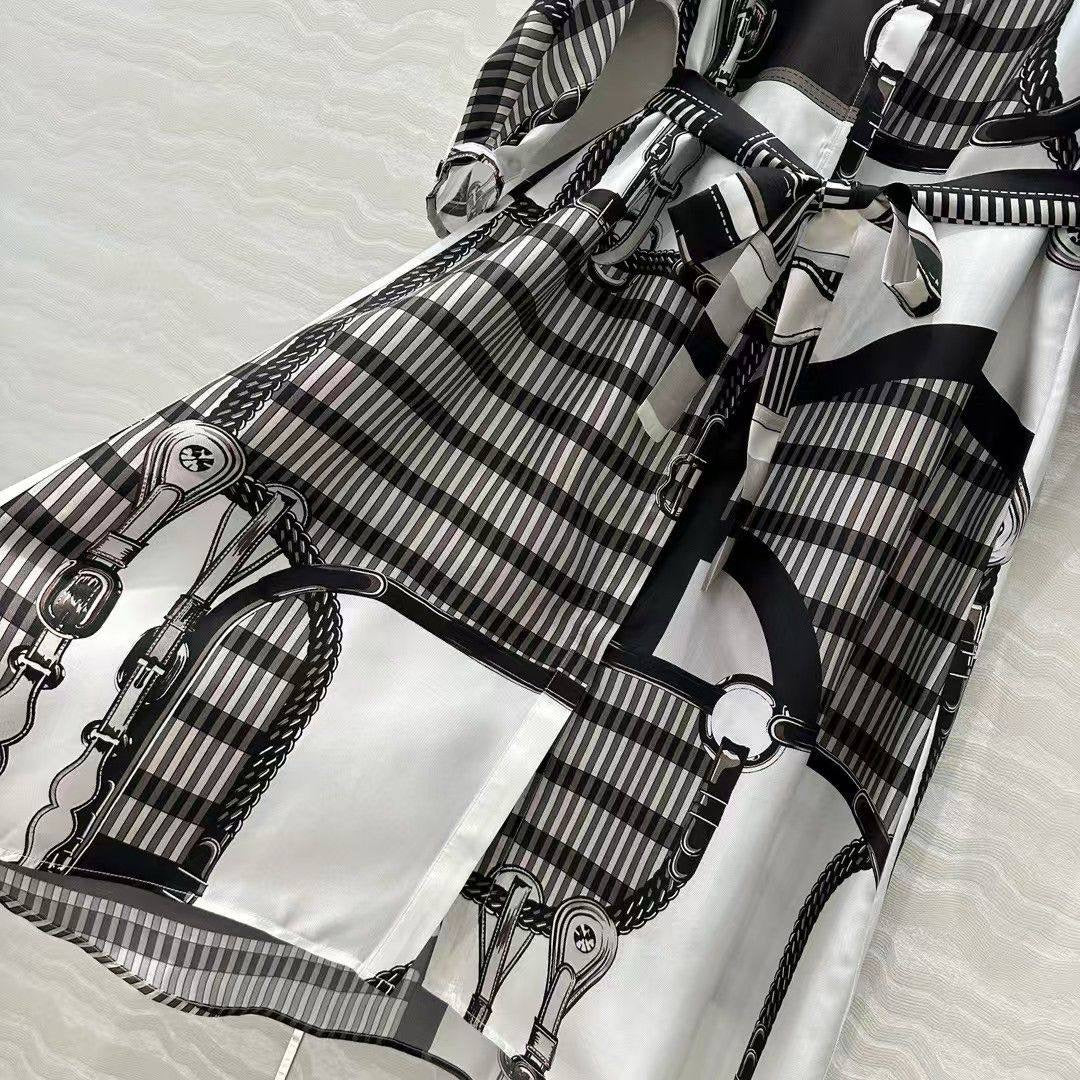 Hermes Silk Wool Dress