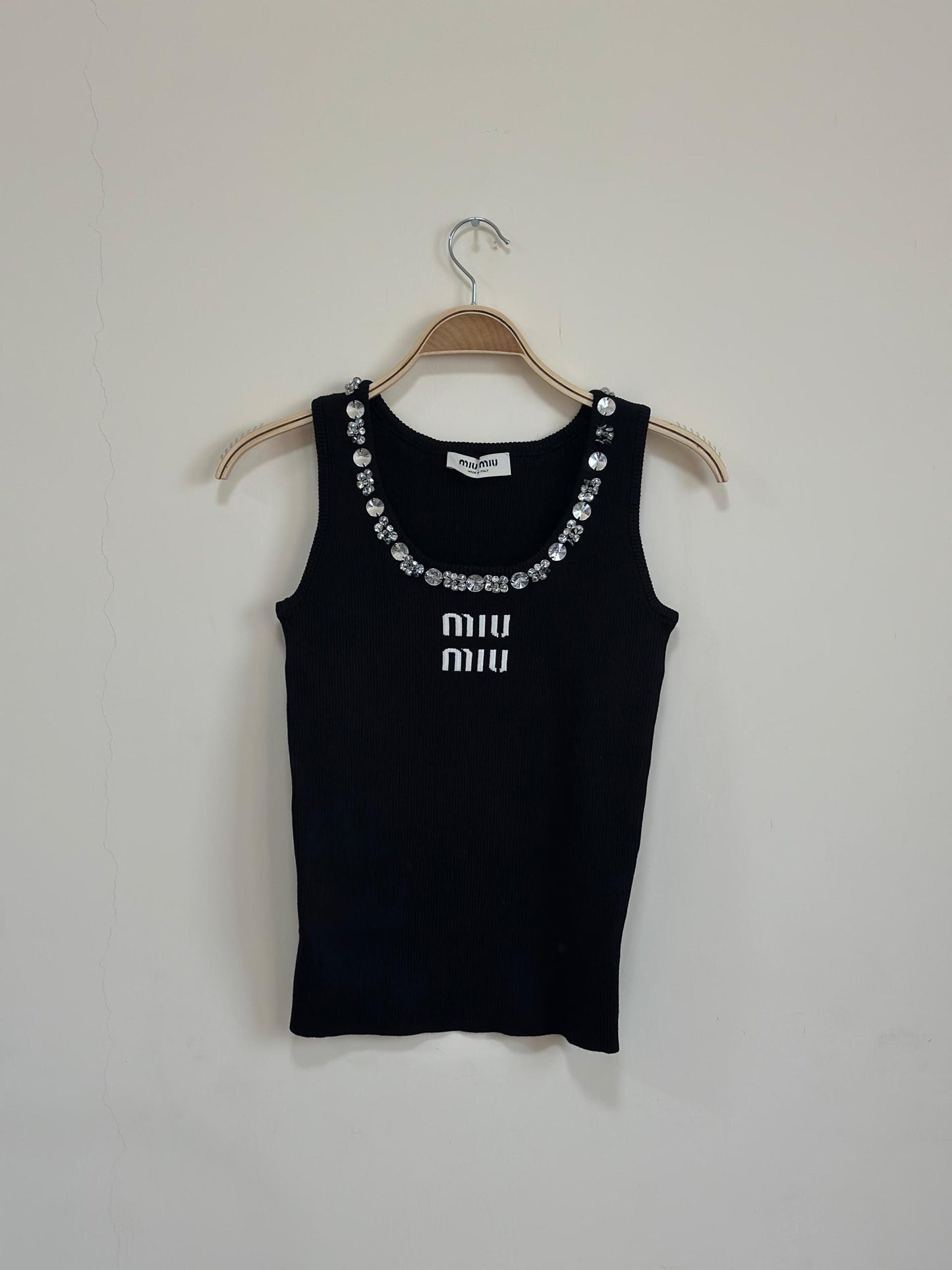 Miu Miu Sleeveless T-Shirt