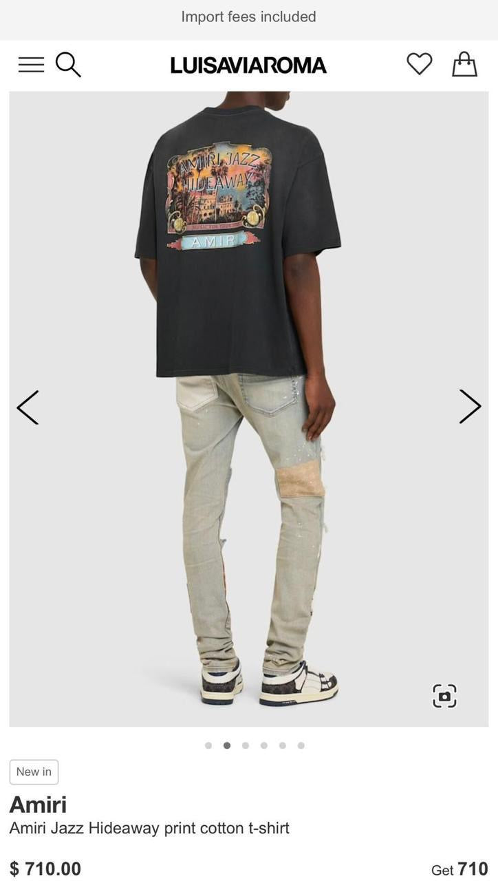 Amiri Jazz Hideway T-Shirt 2 colors