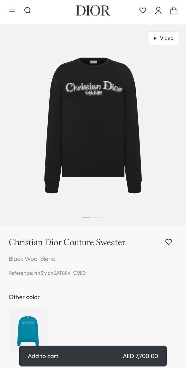 Dior Sweater 2 colors