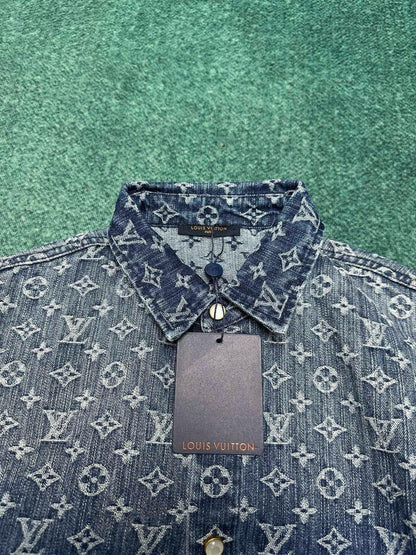 Louis Vuitton Denim Long Sleeve Shirt