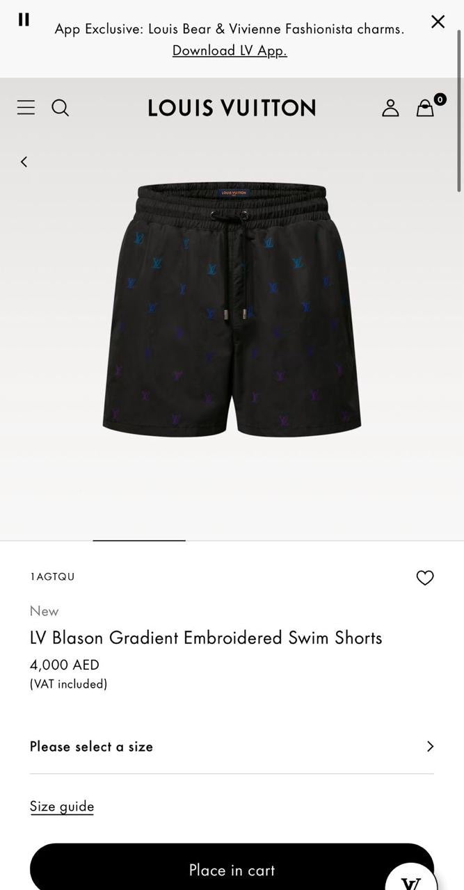 Louis Vuitton Swimming Short