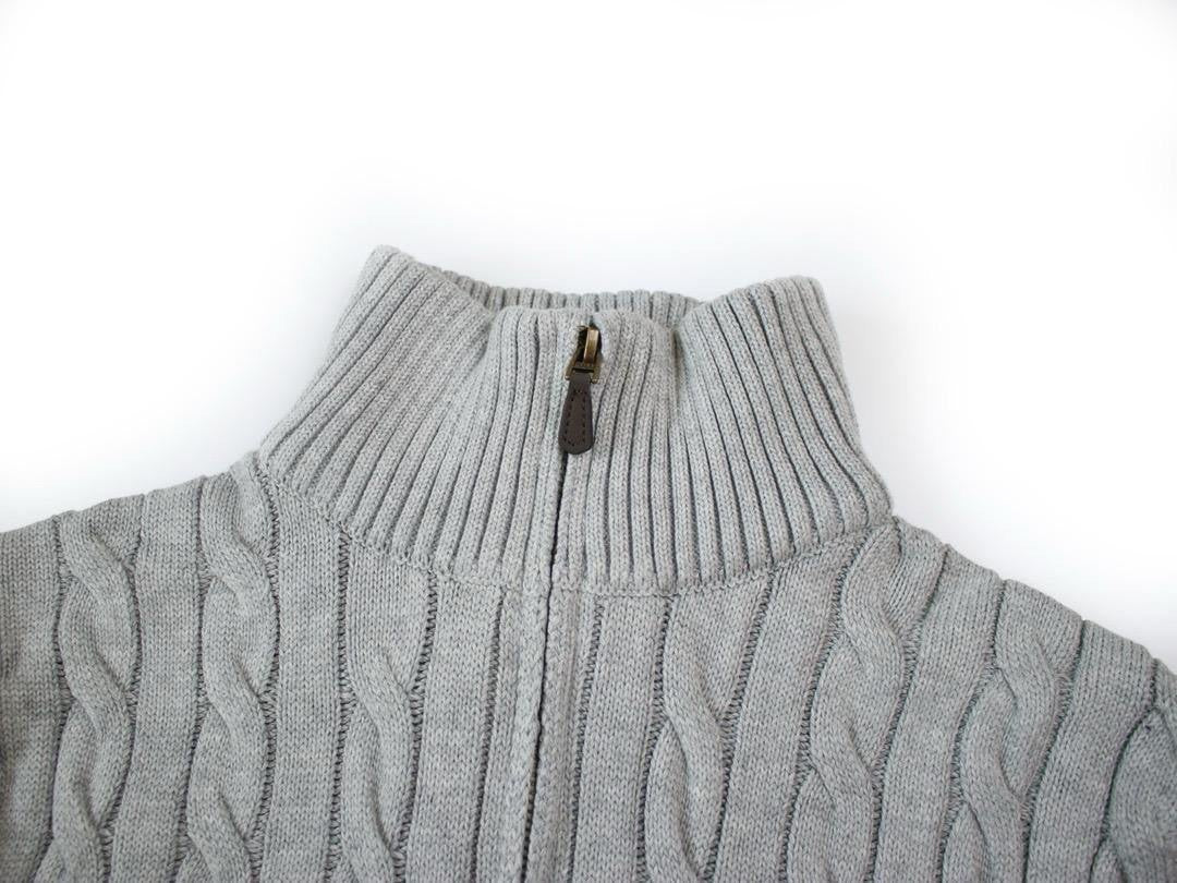 Polo Half Zipper Sweaters