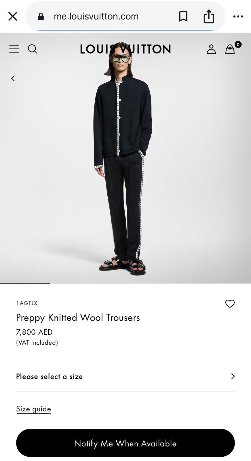 Louis Vuitton TrackSuit