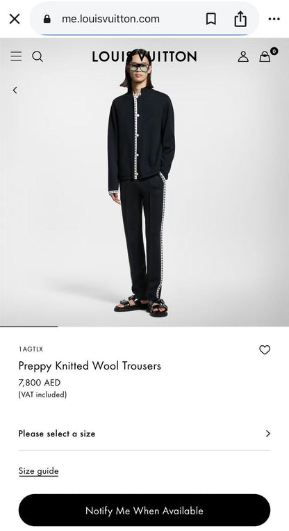 Louis Vuitton TrackSuit