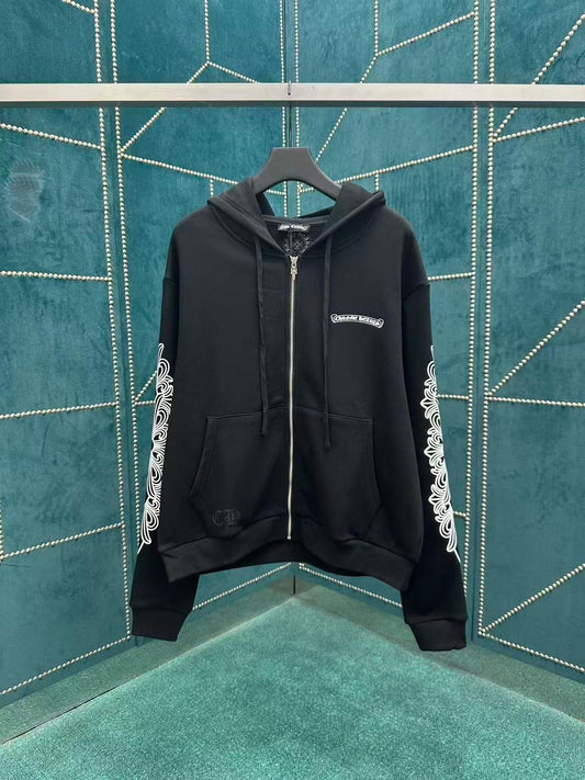 Chrome Hearts Zipped Hoodie