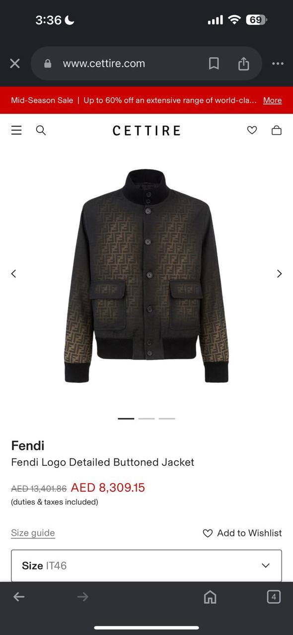 Fendi jacket