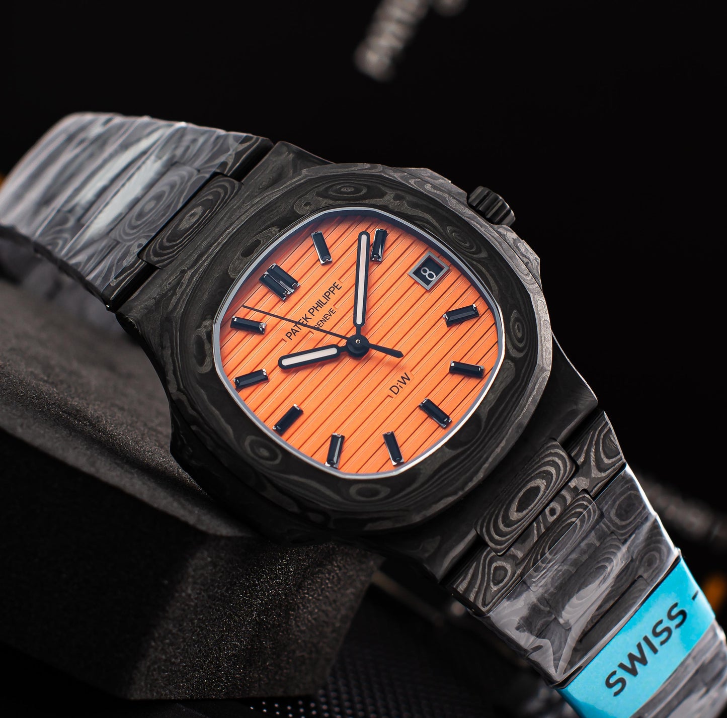 Patek Philippe DiW Carbon Nautilus 2 Colors