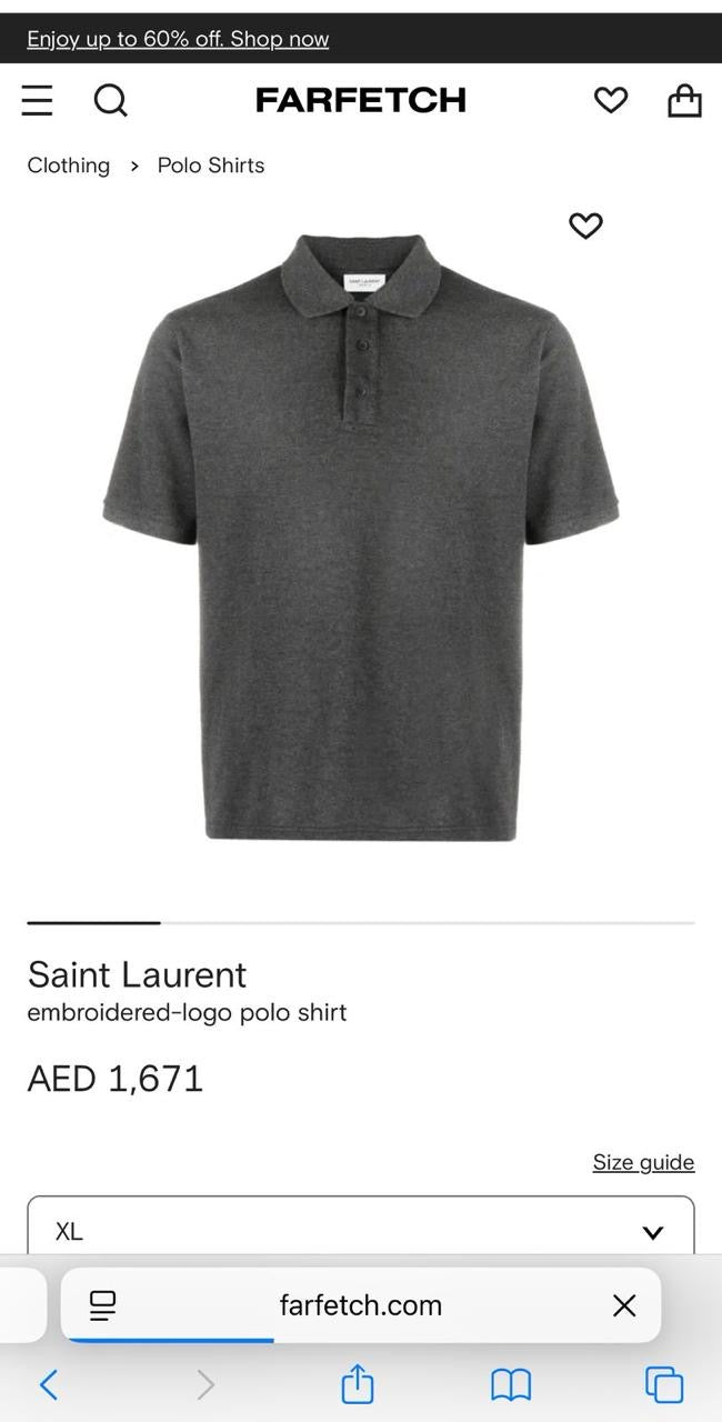 YSL Polo Shirt 4 colors
