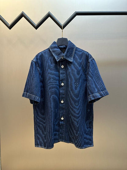 Louis Vuitton Denim Short Sleeve Shirt