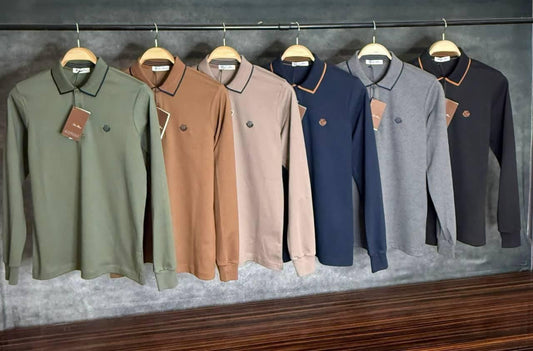 Loro Piana Long Sleeve Polo Shirt