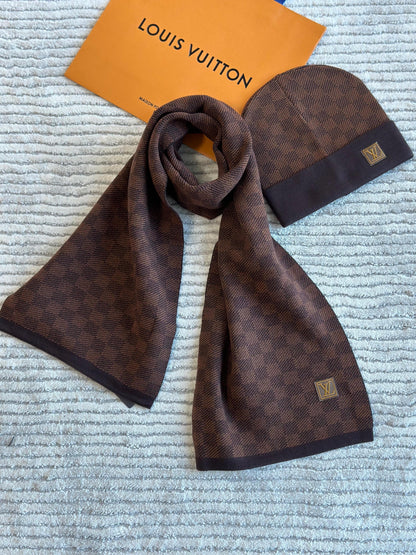 Louis Vuitton Beanie Set 4 colors