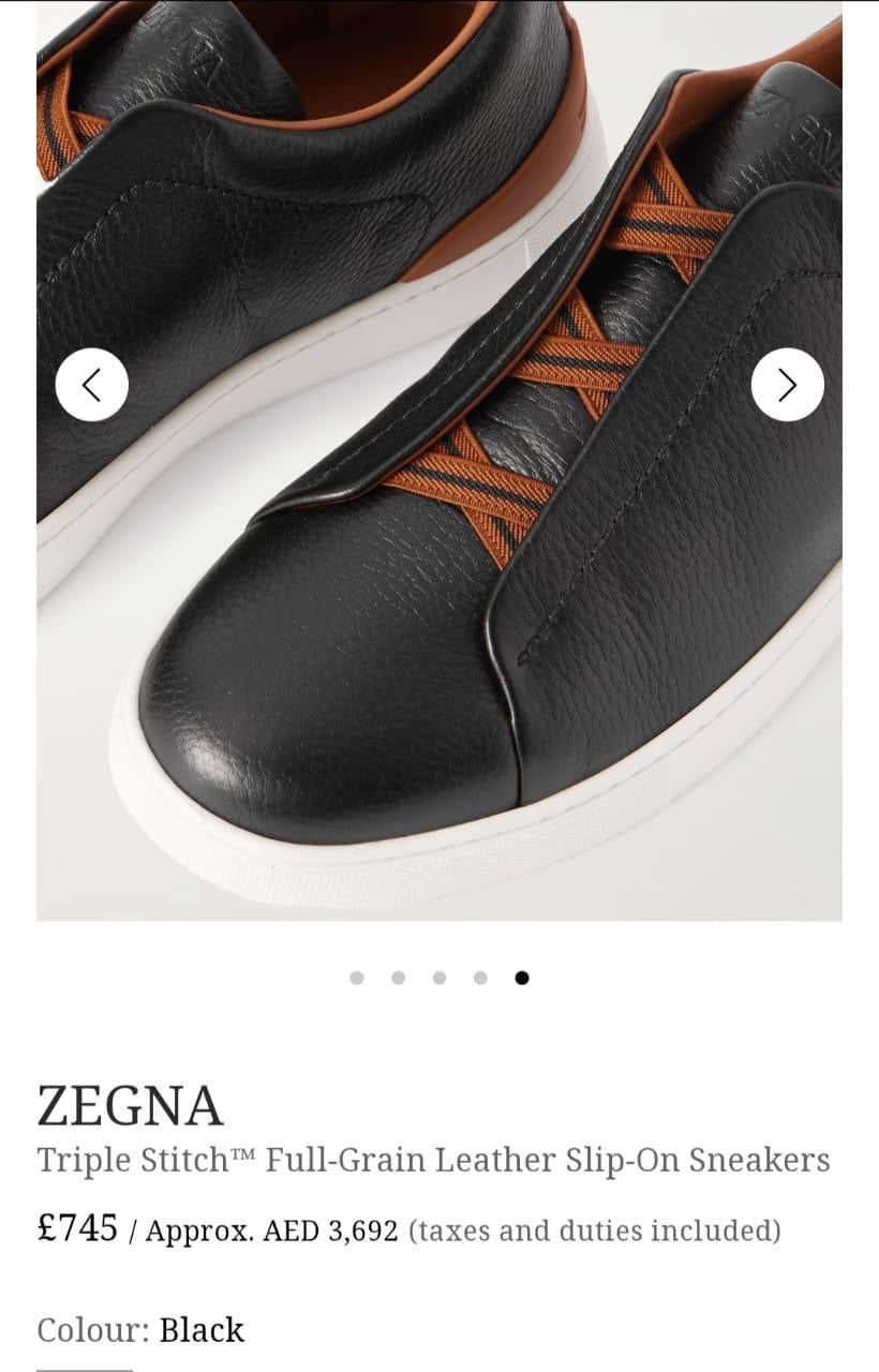 Zegna Sneakers 3 colors