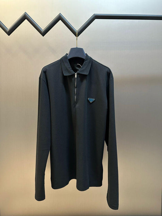 Prada Long Sleeve Polo Shirt