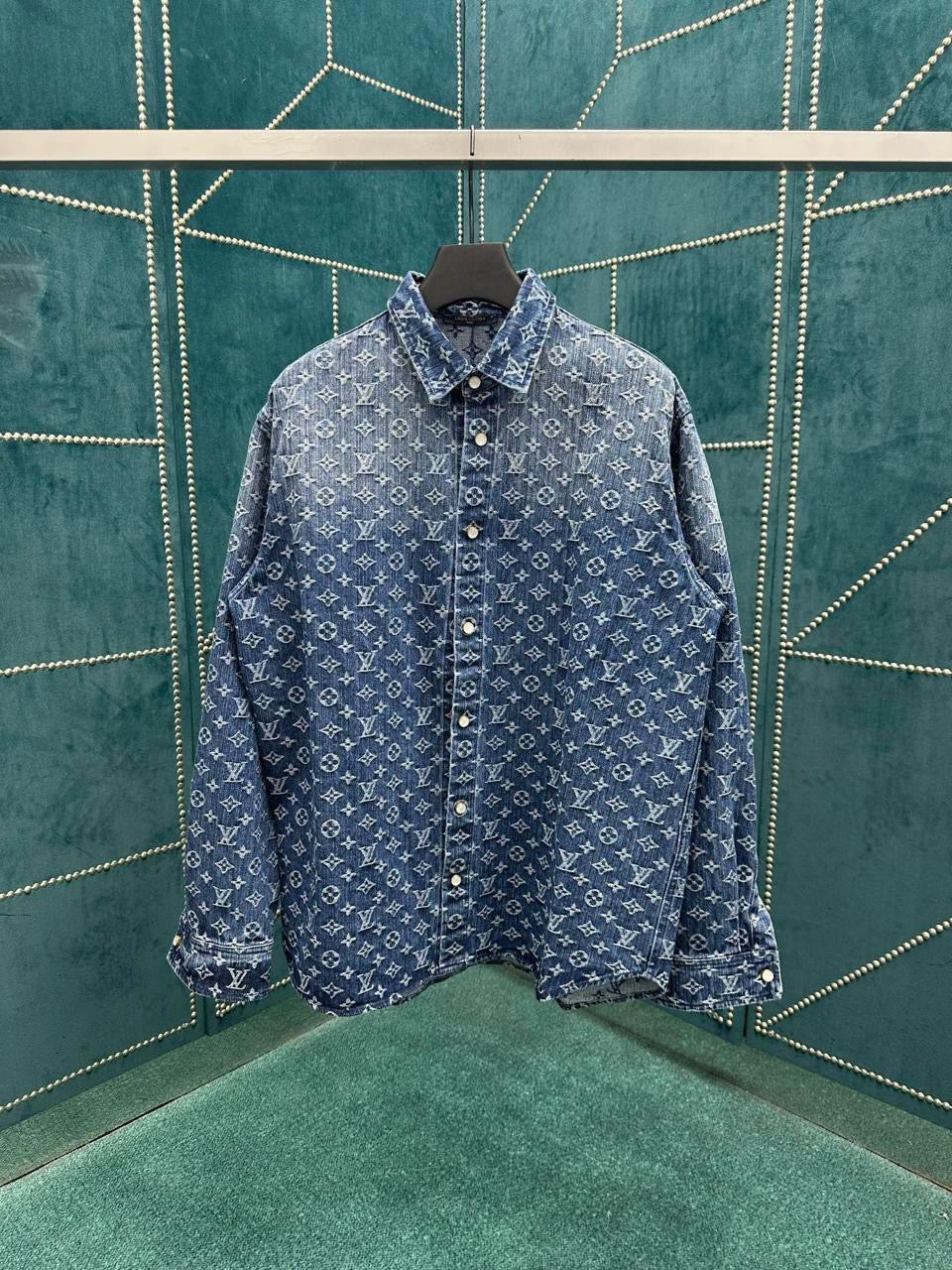Louis Vuitton Denim Long Sleeve Shirt