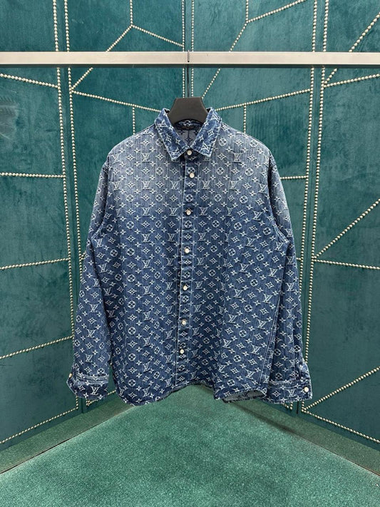 Louis Vuitton Denim Long Sleeve Shirt