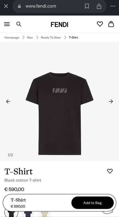 Fendi T-shirt 2 colors