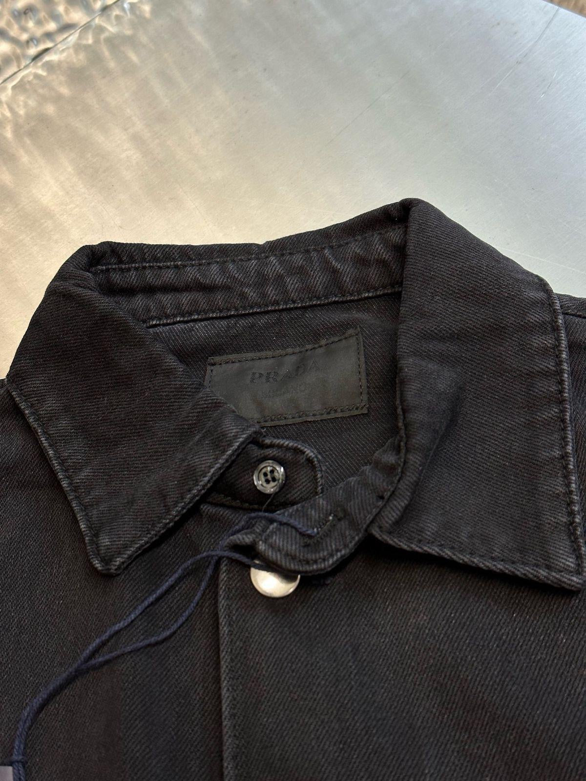 Prada Short Sleeve Denim Shirt