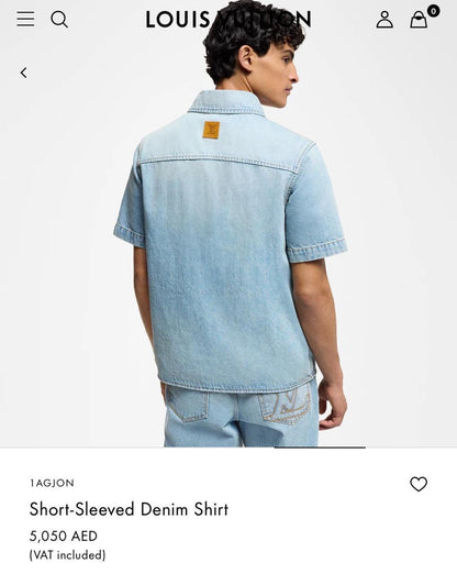 Louis Vuitton Jeans Shirt