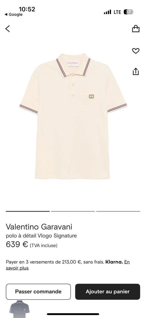 Valentino Polo Shirt 3 colors
