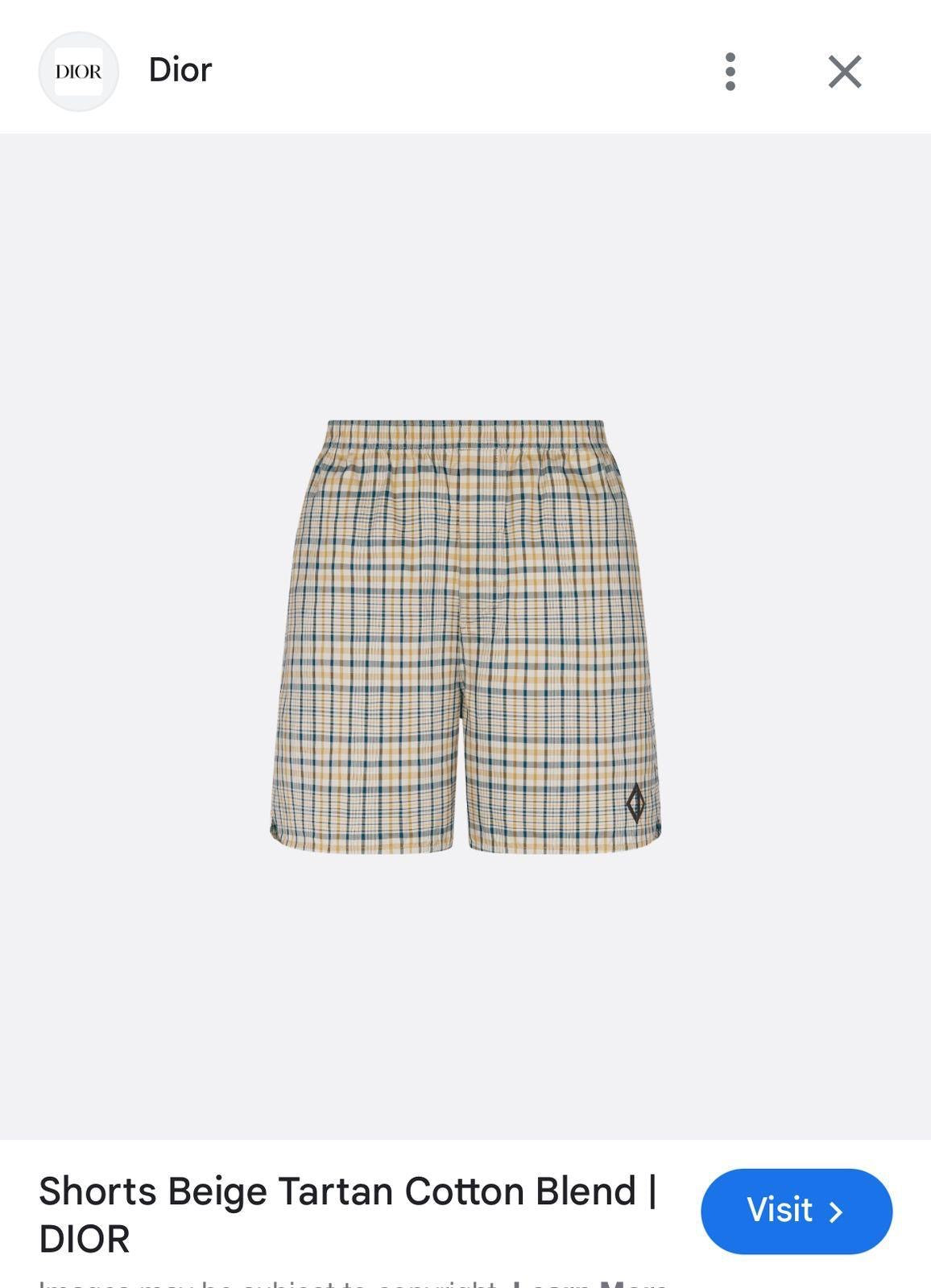 Dior Cotton Short