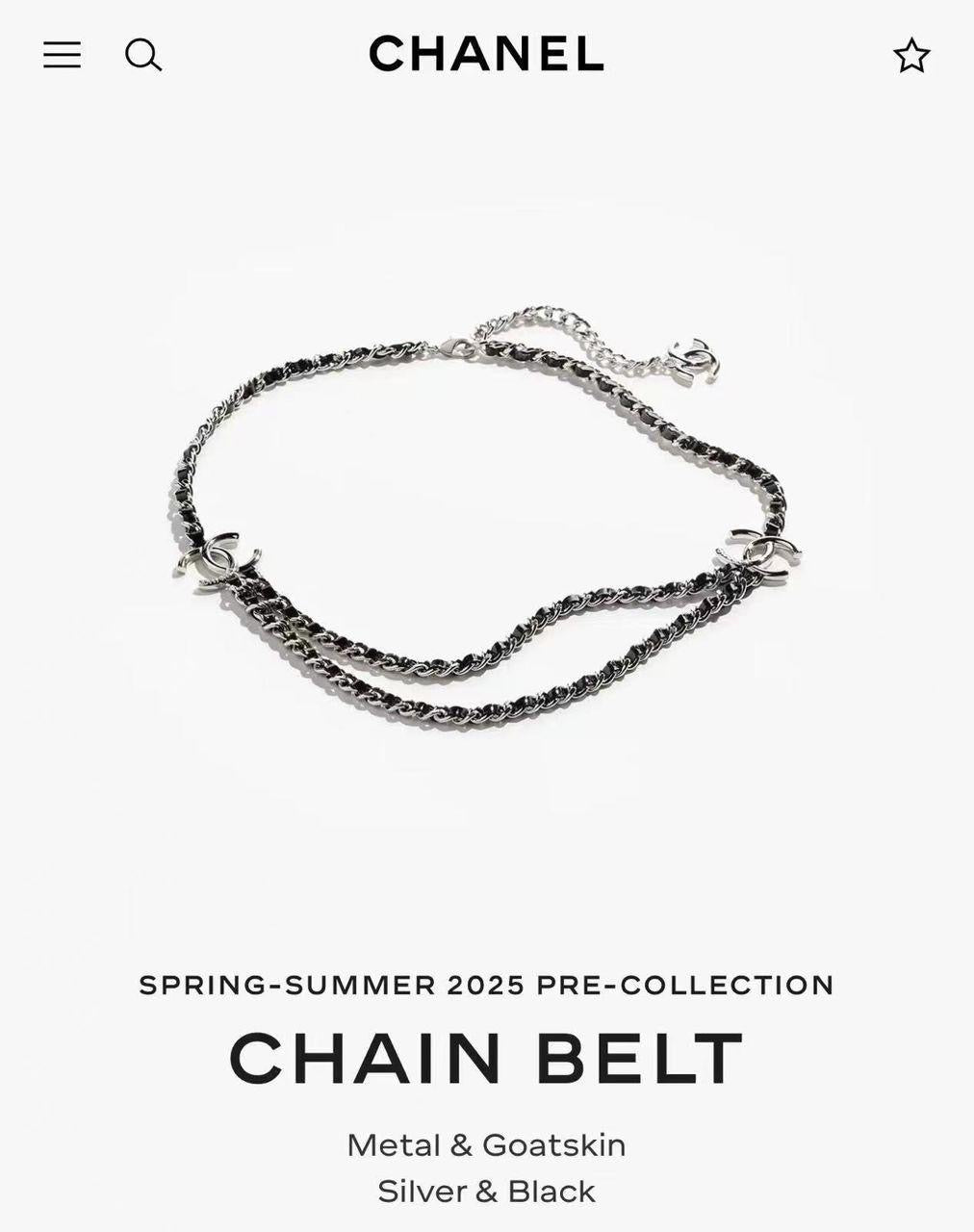Chanel Belts 2 colors
